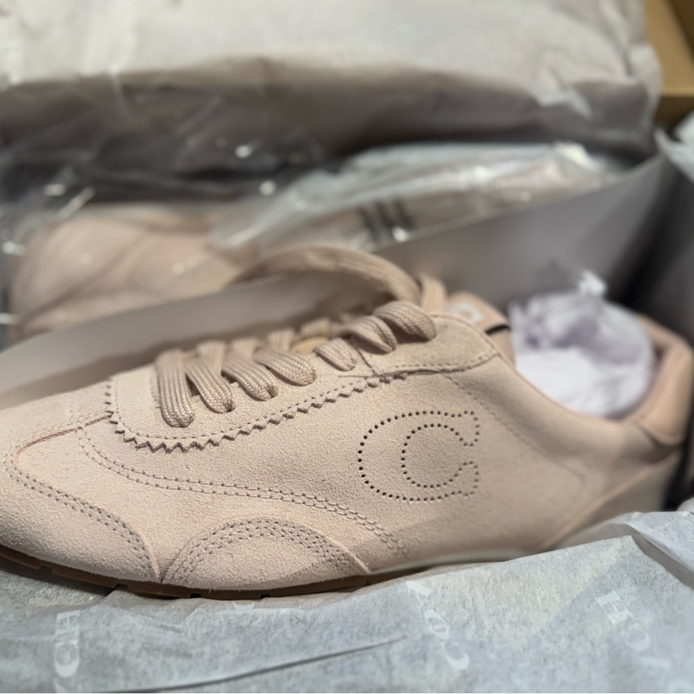 Coach women’s Blush Flat Sneakers - Picture 3 of 9